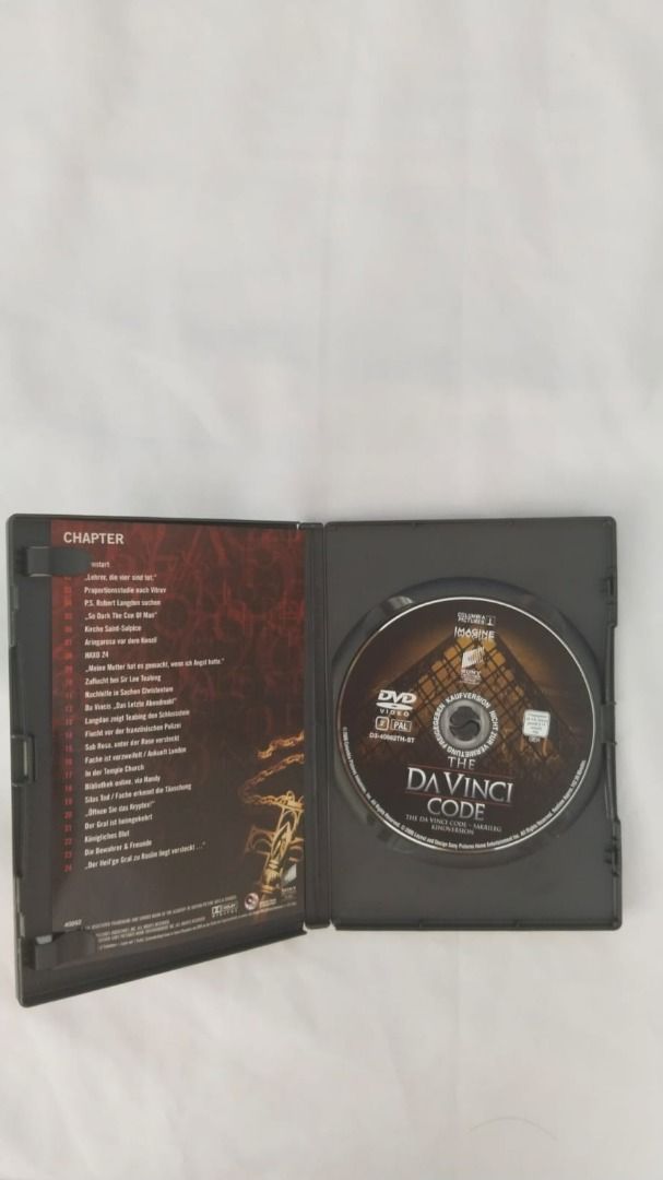 The Davinci Code DVD, Hobbies & Toys, Music & Media, CDs & DVDs on ...