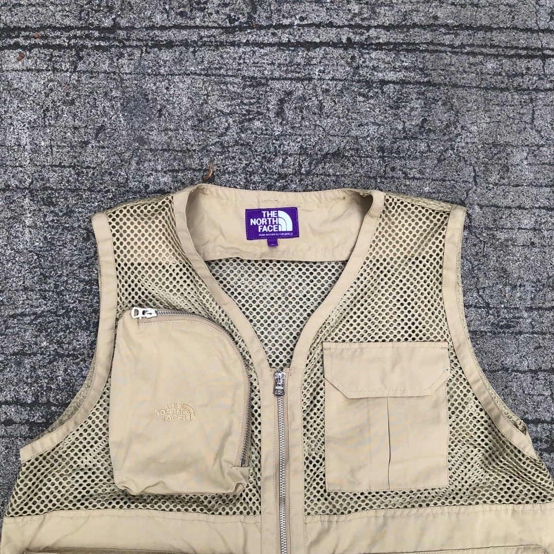 The north face purple shop label angler vest