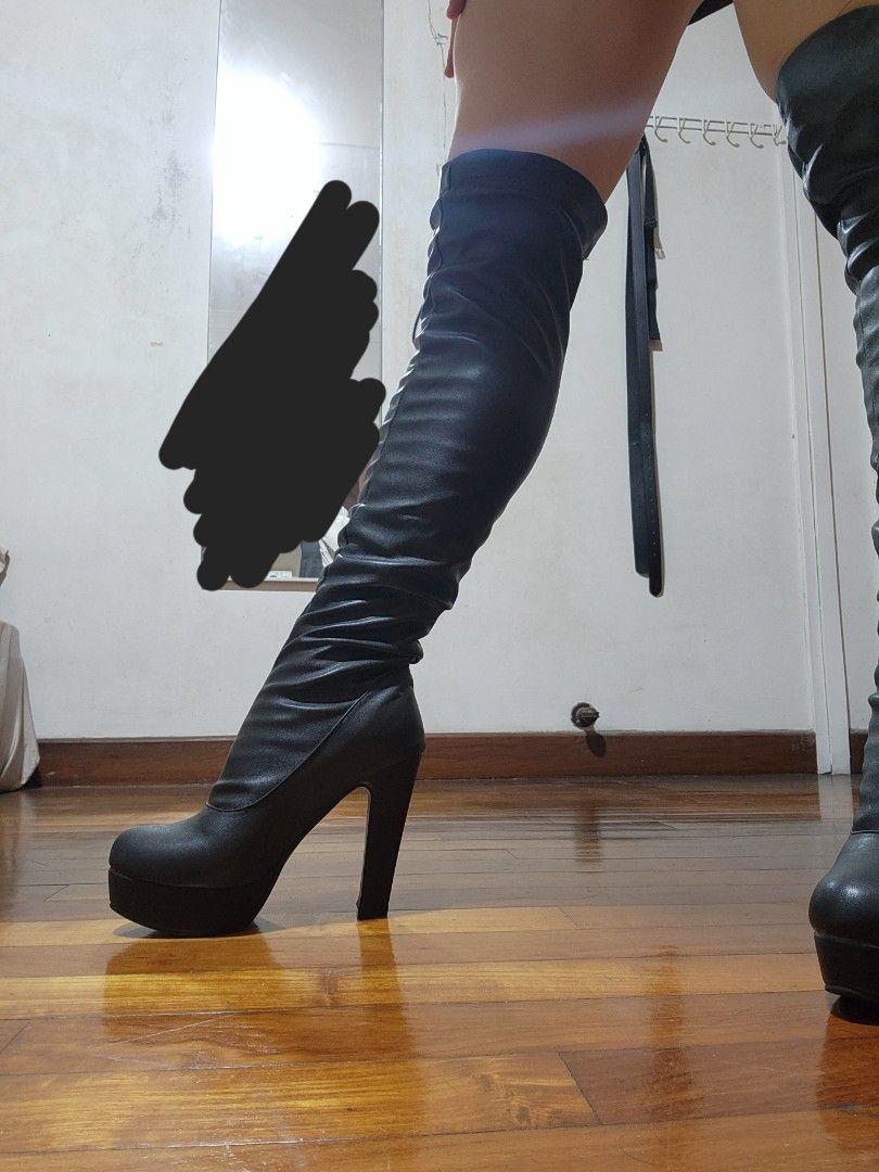 Cheap thigh shop high heels