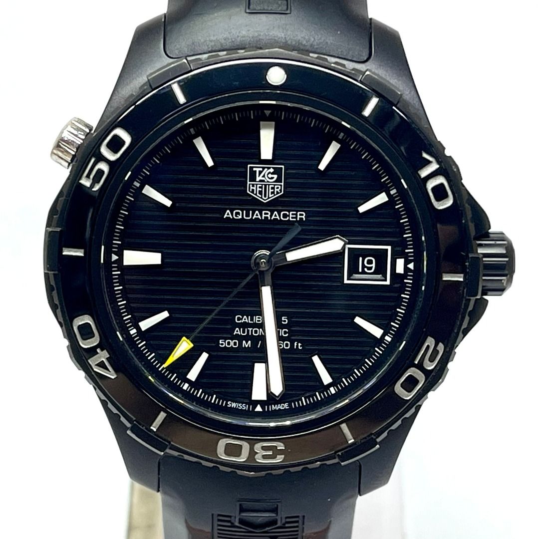 Tag heuer aquaracer 500m black titanium on sale