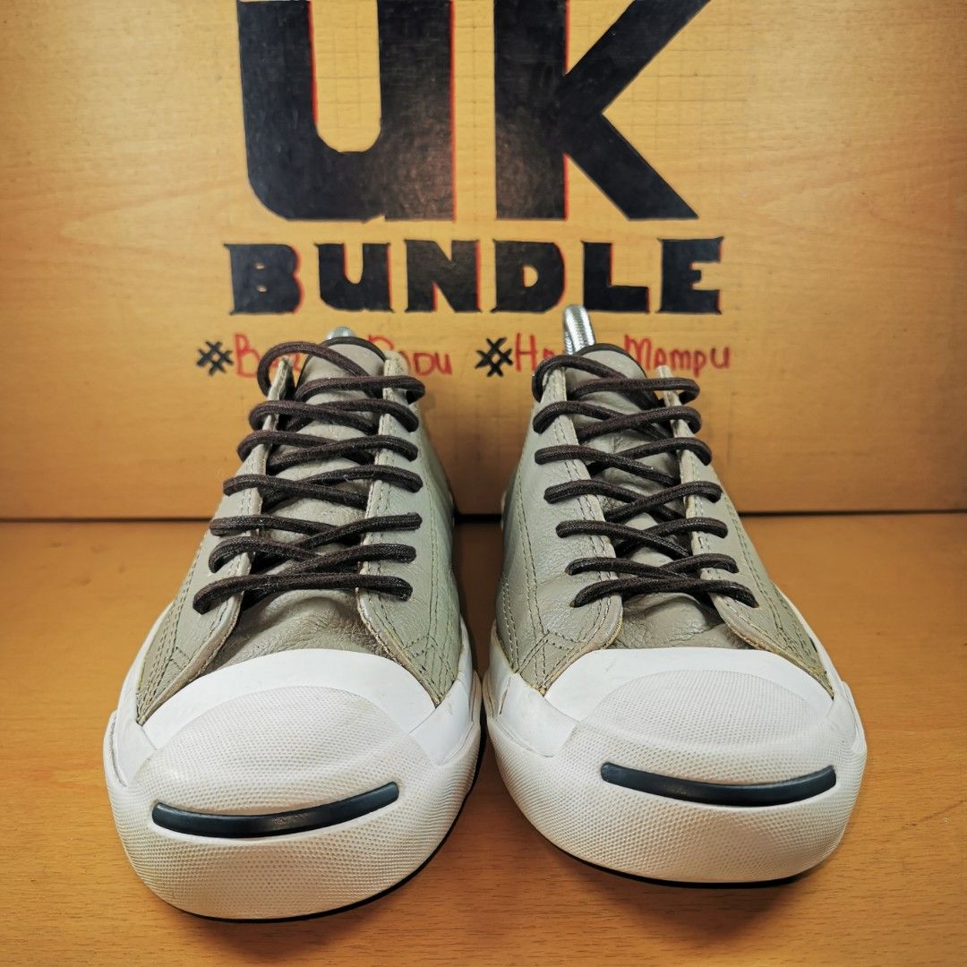 Converse jack purcell deals tumbled leather ox sneaker