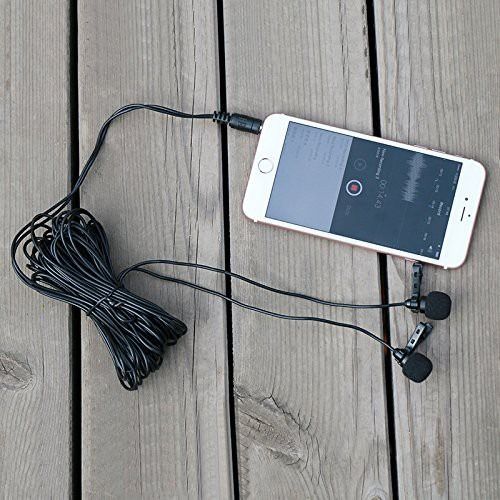 Ulanzi AriMic Dual Omnidirectional Lavalier Microphone for DSLR Cameras ...