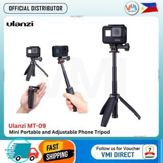 Ulanzi MT-09 Mini Portable and Adjustable Desktop Gopro Action Camera Vlog Live Camera Phone Tripod VMI Direct