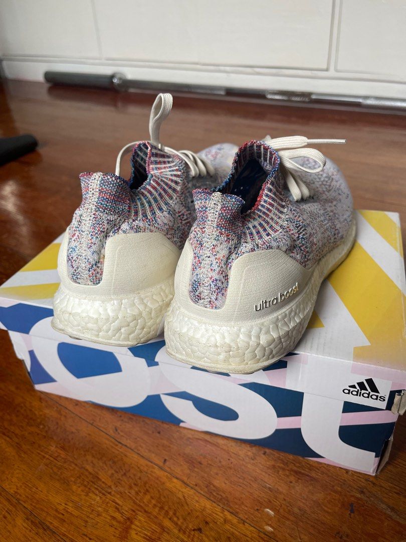 Ultra boost uncaged white multicolor shop
