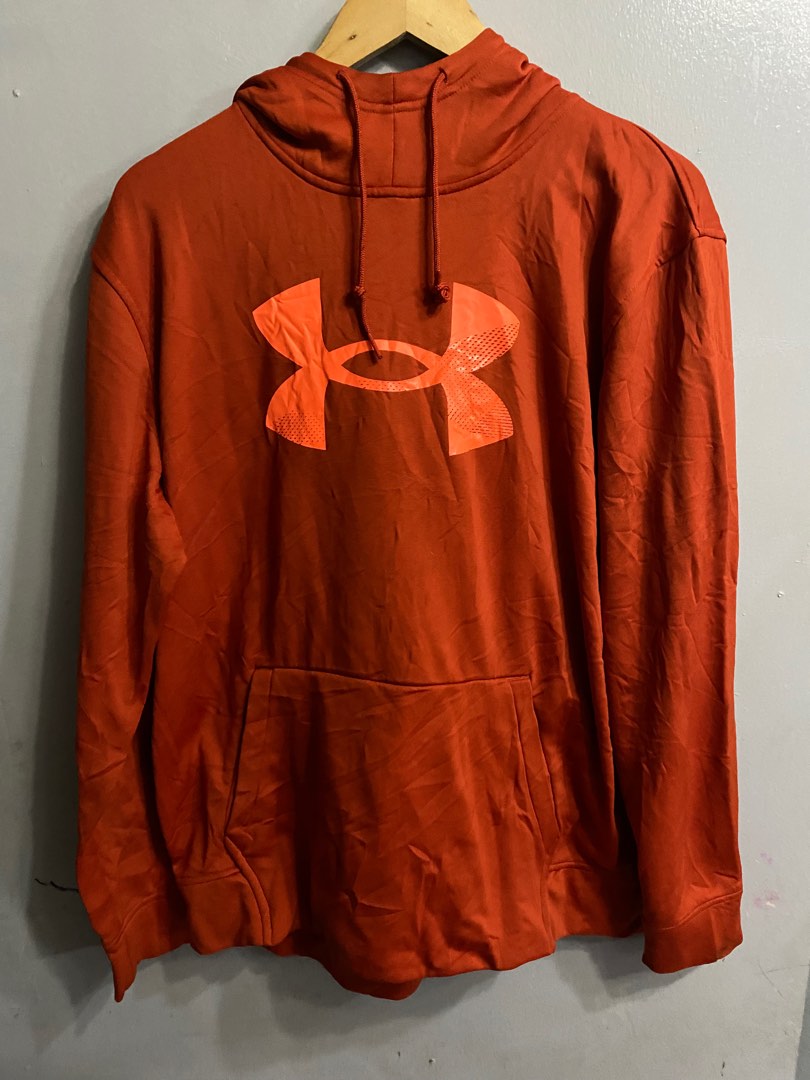 Under armor hoodie jacket big logo, Men's Fashion, Coats, Jackets and