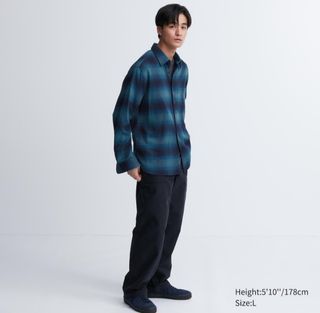 Uniqlo Kemeja Flanel Veterano New Original