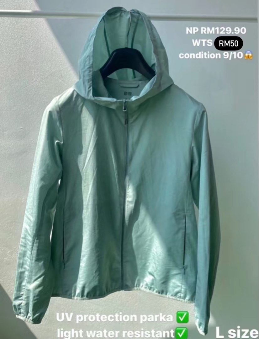 UNIQLO UV protection parka, Women's Fashion, Activewear on Carousell