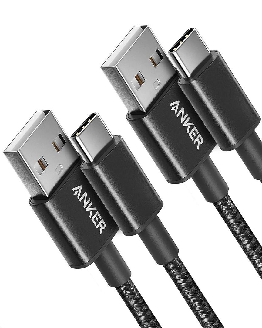 Anker USB C Cable, PowerLine+ USB-C to USB 3.0 cable (3ft), High  Durability, for Samsung Galaxy Note 8, S8, S8+, S9, S10, Sony XZ, LG V20 G5  G6, HTC