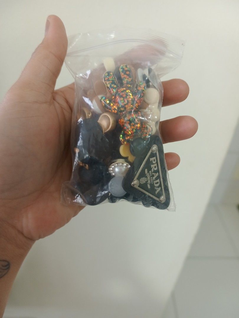 [Used] Shein Crocs type sandal with jibbitz, Women's Fashion, Footwear