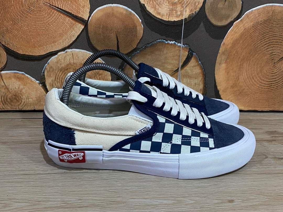 Vans original Vault slip on cut and paste Lx dress blue Fesyen