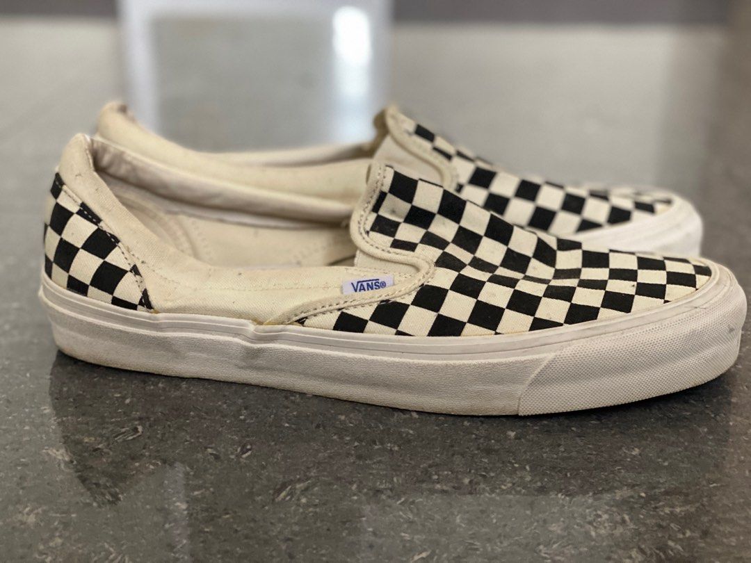 Vans cheap checkerboard cream