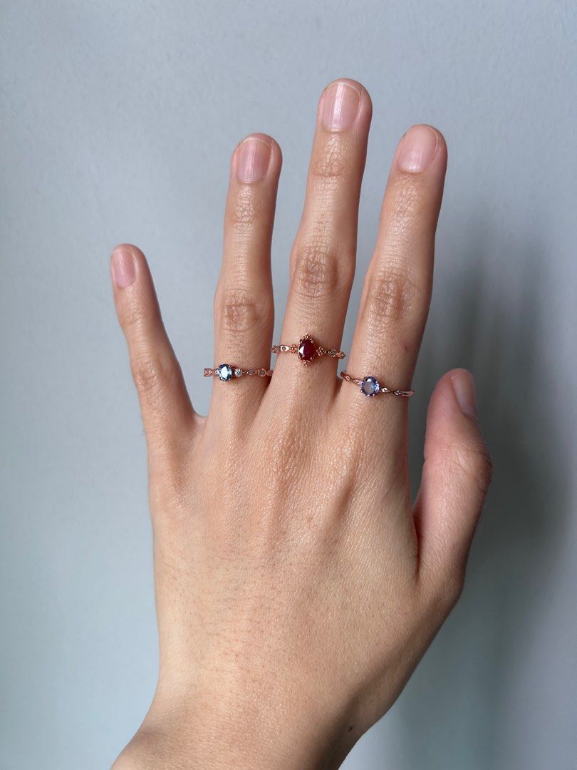 Adjustable crystal hotsell ring