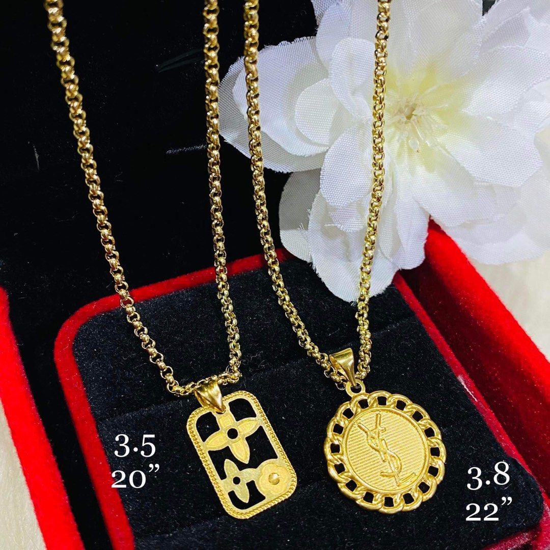 18K Cadena Chain Necklace Saudi Gold, Women's Fashion, Jewelry &  Organizers, Necklaces on Carousell