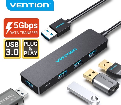 Vention USB HUB Multiple USB Splitter 4 Ports Hight Speed USB 3.0 HUB ...