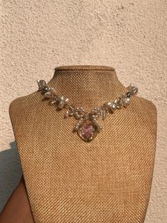 Vintage Glass Heart Lampwork Vintage Pinterest Pearl Necklace