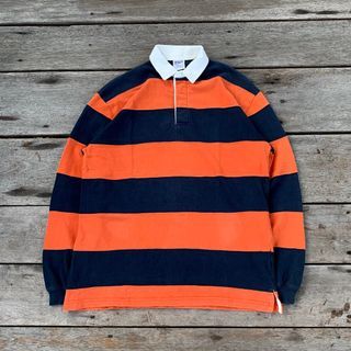Vintage Patina Polo Rugby Shirt Stripe
