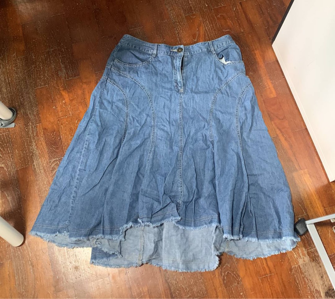 Faded glory 2025 denim skirt