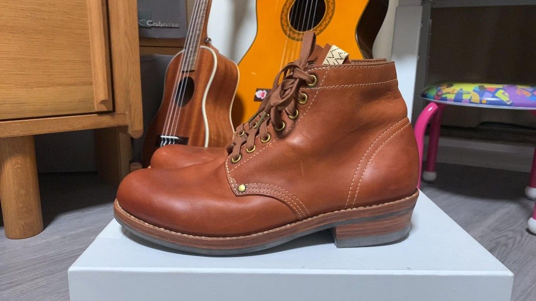 visvim brigadier やってのけ boots バーガンディ us9