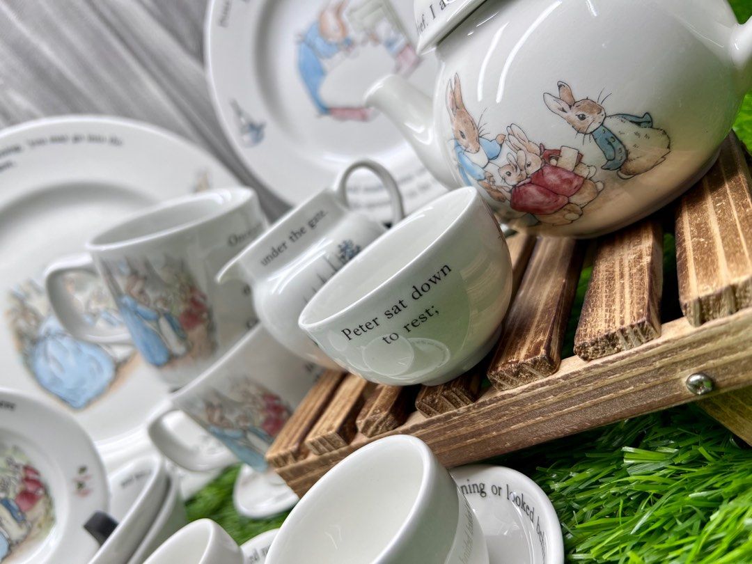 Peter rabbit miniature tea set 2025