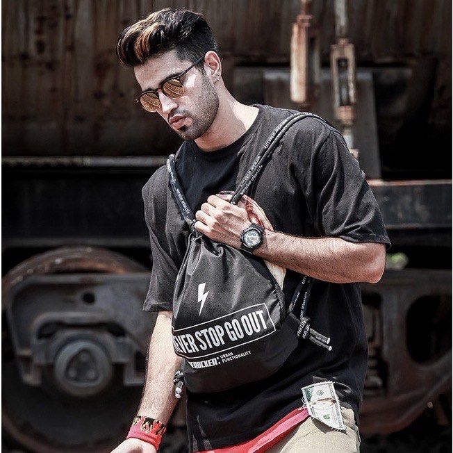 String bag hot sale for men