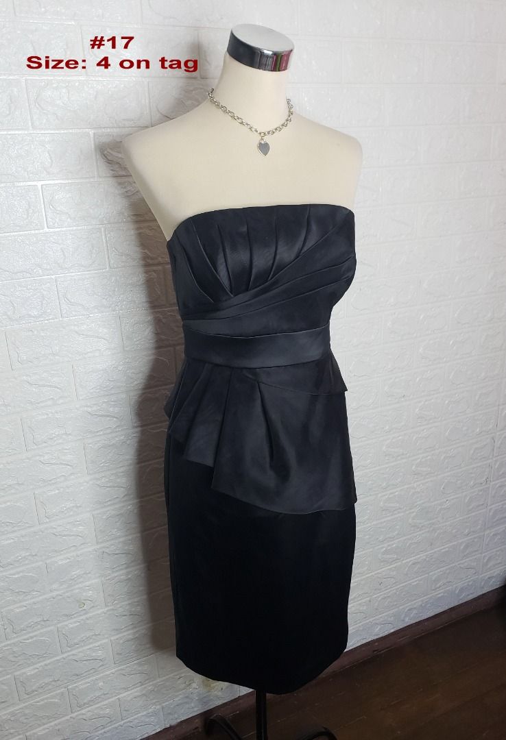 White House Black Market Strapless Black Cocktail Party Dress, Women's  Fashion, Dresses & Sets, Evening dresses & gowns on Carousell