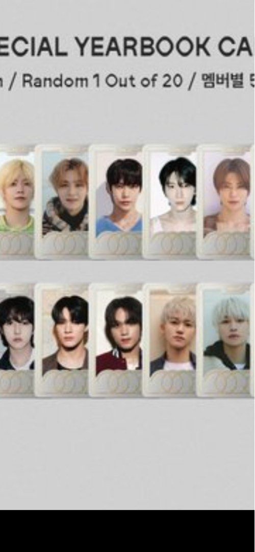 WTS GOLDEN AGE SPECIAL YEARBOOK CARD NCT 2023, Hobbies & Toys