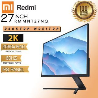 XIAOMI MI REDMI 27" 2K Monitor 60Hz 2560 × 1440 Resolution RMMNT27NQ