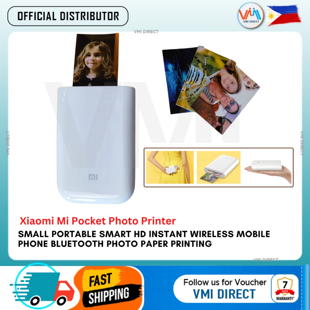 Xiaomi Pocket Photo Printer Portable Instant Wireless Photo printer