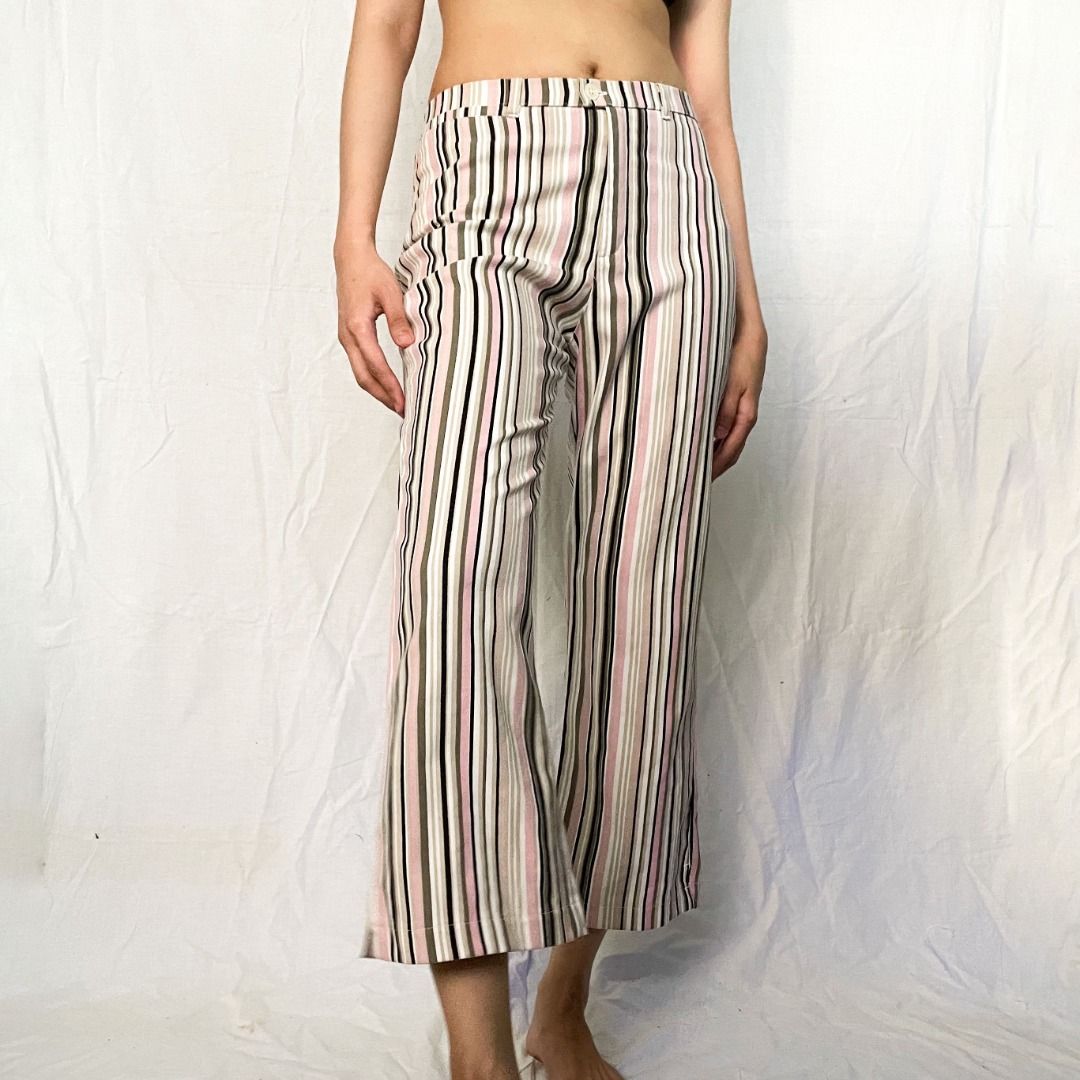 Y2k Printed Straight Pants, Women's Fashion, Bottoms, Other