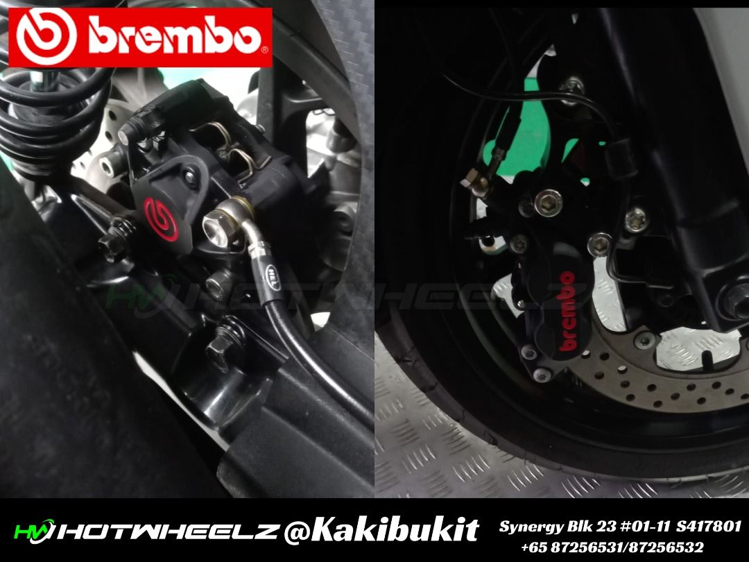 YAMAHA XMAX 300BREMBO P34 CALIPER/BREMBO P2 CALIPER/HEL BRAKE HOSE