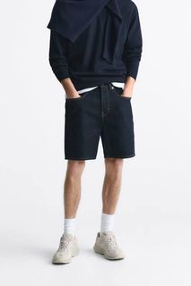 Zara Regular Fit Denim Shorts