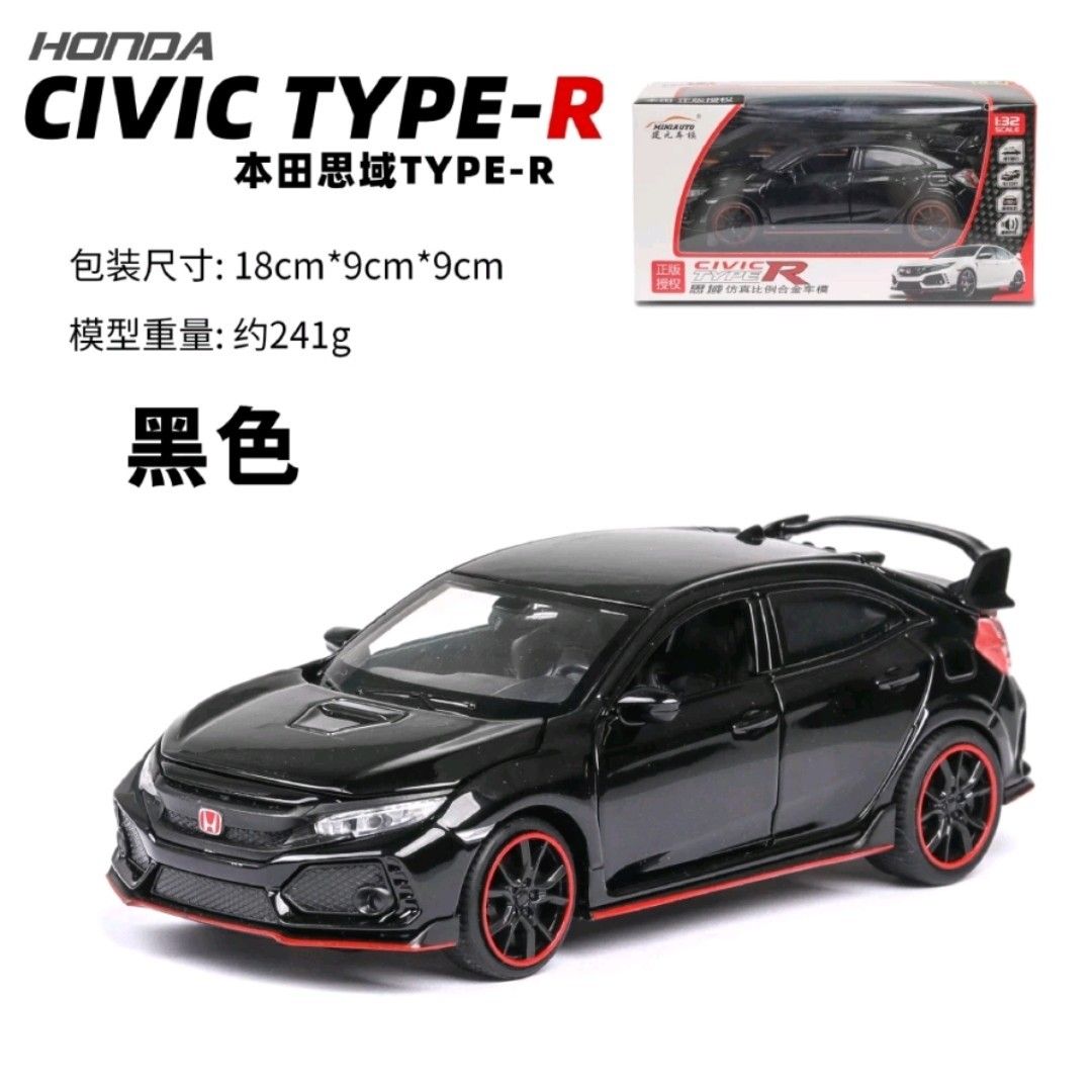 1:32 Honda Civic Type R Diecast Model (FK8), Hobbies & Toys, Toys ...