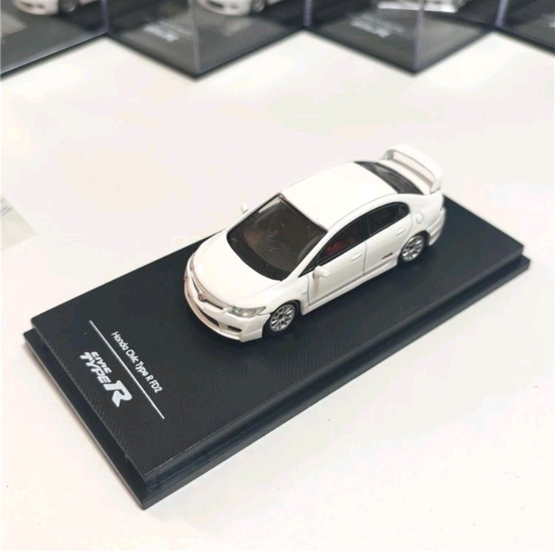 Honda civic type shop r diecast model