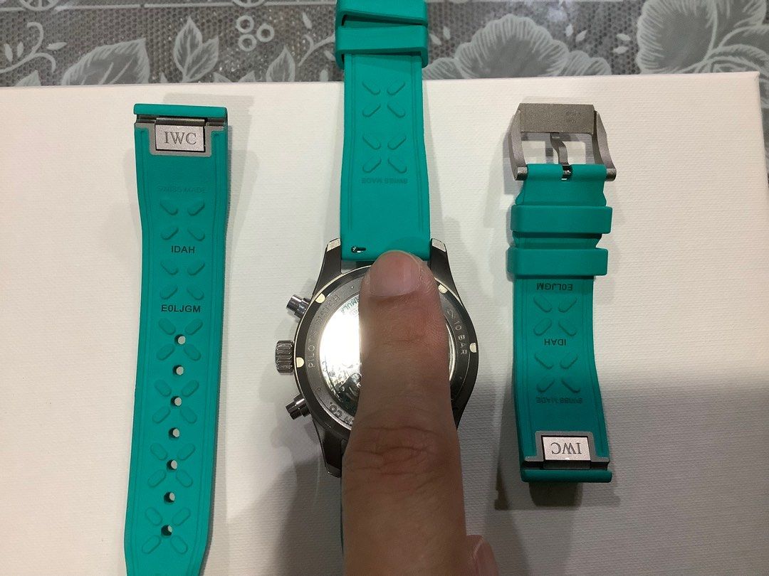 GREAT SALE 18 19 20 21 22 23 24 mm Rubber Strap for IWC