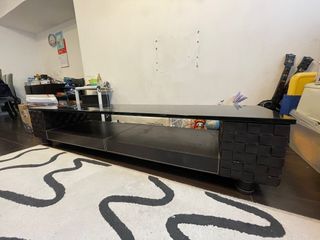 20mm厚玻璃面電視HiFi 地櫃