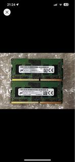 2x4Gb (8Gb) DDR4 - 3200MHz Laptop Ram