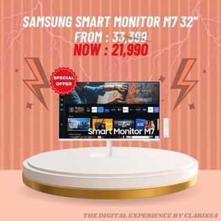 32" Smart Monitor M7 2023 White / LS32CM701UEXXP / 3840x2160 / 16:9 / 4ms / 60Hz / Pivot / VA