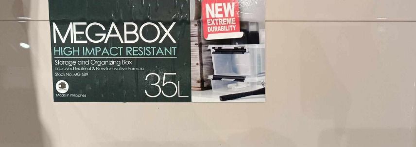 35L MEGABOX STORAGE BOX SET (Category: Storage Boxes & Baskets) located in Quezon City. Submitted by uno_store (Listing ID 1256311611, Image 3). Description: ‼️ ‼️ 🔥 MEGABOX - ALL OUT SALE 🔥 ‼️ ‼️ ‼️ ‼️ OPEN FOR BULK ORDERS‼️ ‼️ Retail/Dealer/Supplier/Wholesale B I G ✅ D I S C O U N T ✅ F O R ✅ B U L K ✅ O R D E R S 💯 % 💯 % 💯 % 💯 % 💯 % 💯 % ✅ 35L Megabox Storage Boxes Set Beige P 695/ 2 boxes -set ✅ Dimension: Model: MG-689 Measurements: L