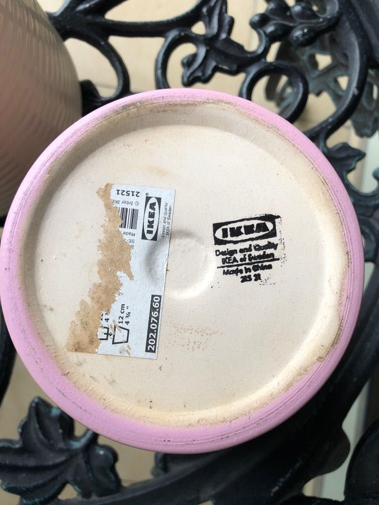 IKEA Karens Vase + 2 pots, Furniture & Home Living, Gardening, Pots