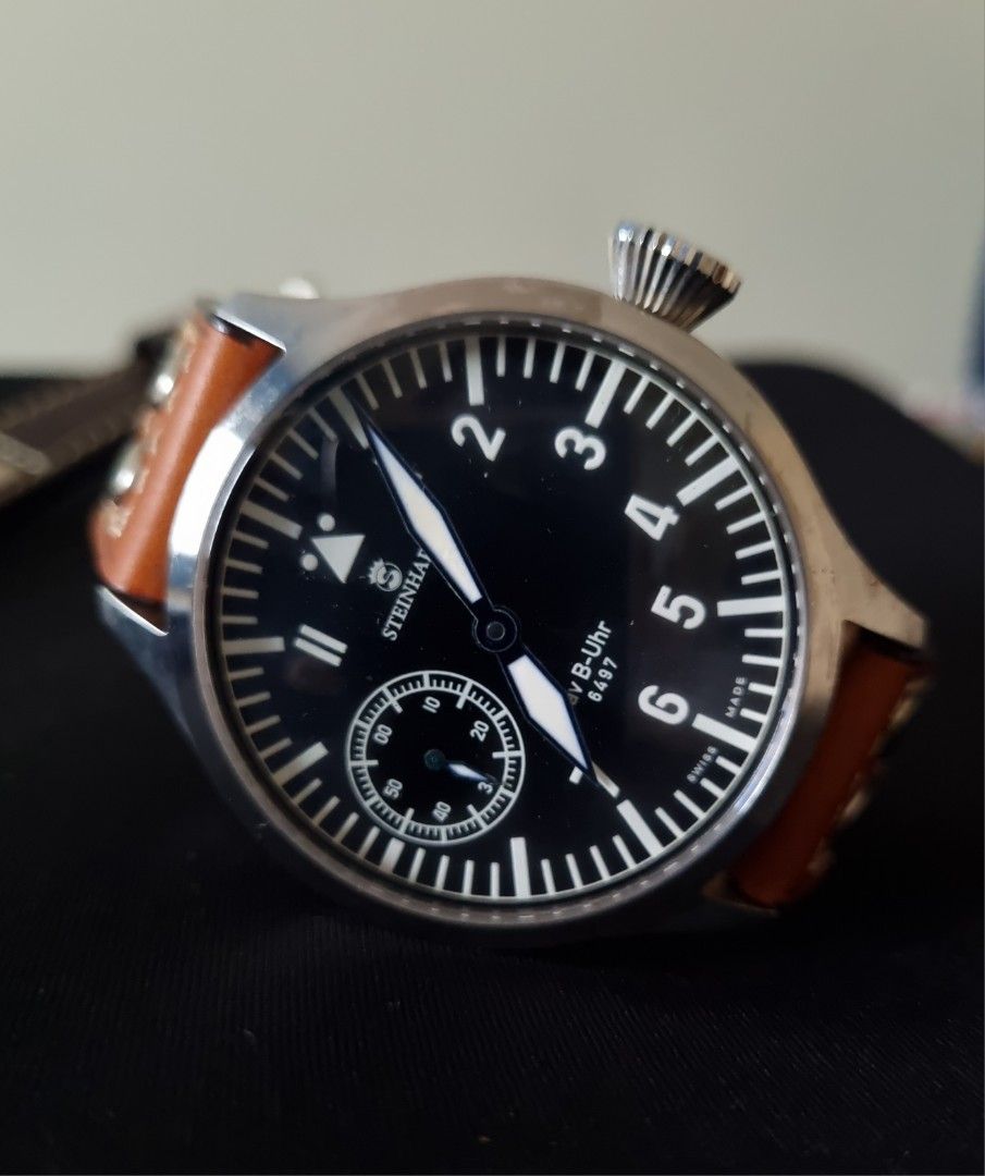 47mm Classic Pilot Watch Mechanical Swiss Movt Steinhart Luxury Watches on Carousell