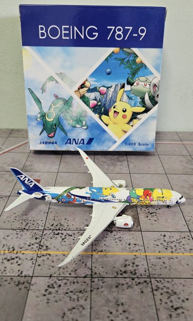 🔴 Phoenix 1:400 ANA Airlines 🇯🇵 787-9(JA894A) Pokemon series