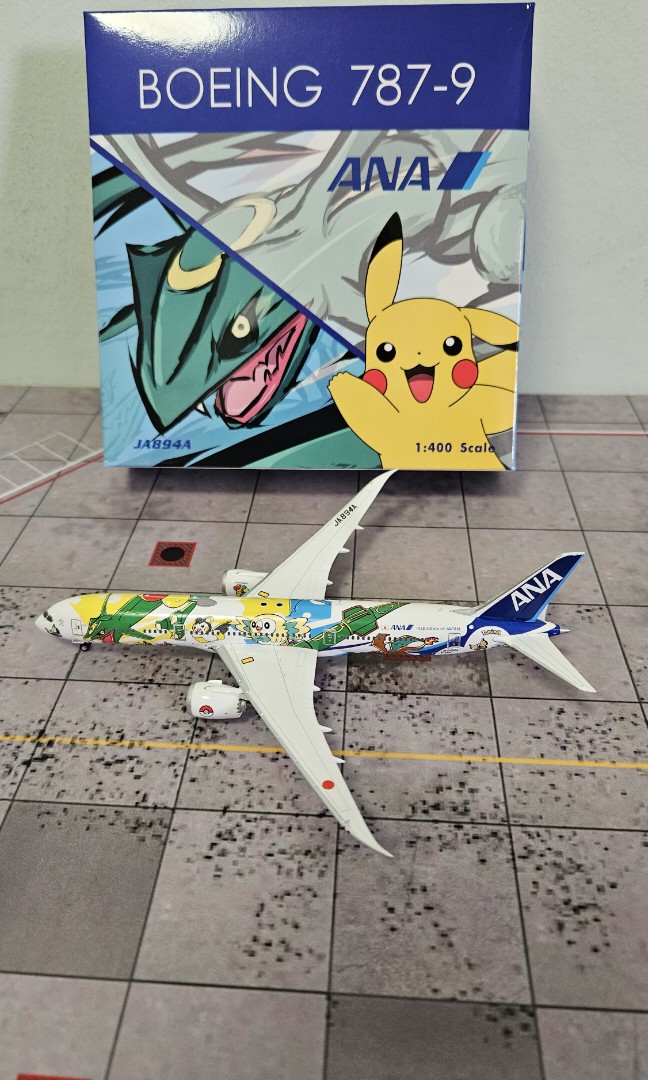 🔴 Phoenix 1:400 ANA Airlines 🇯🇵 787-9(JA894A) Pokemon series