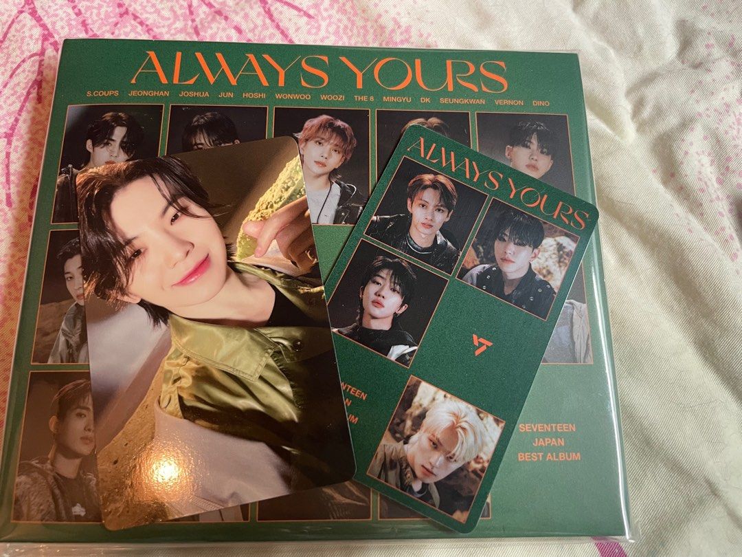 SEVENTEEN Always Yours 未使用 シリアル 7枚 SEVENTEEN Always Yours 未使用 シリアル 7枚