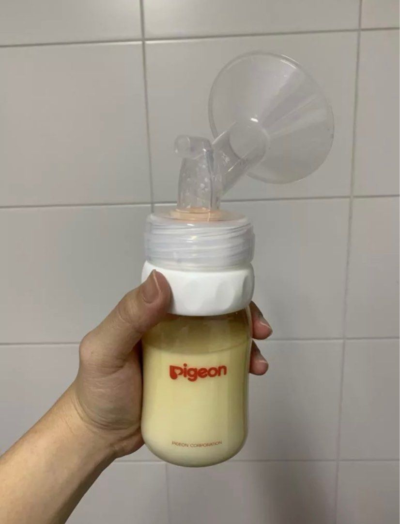 Adapters for Spectra flanges to pump into Pigeon wide neck bottles