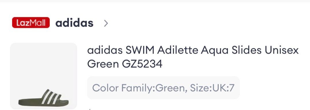Adidas store adilette lazada