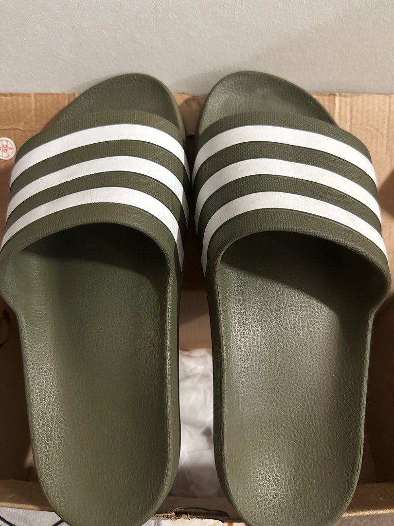 Adilette slides new arrivals green