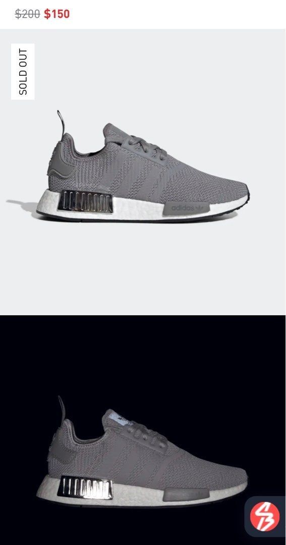 adidas gazelle silver green womens Adidas NMD S1 Grey Three Grey One main image 1