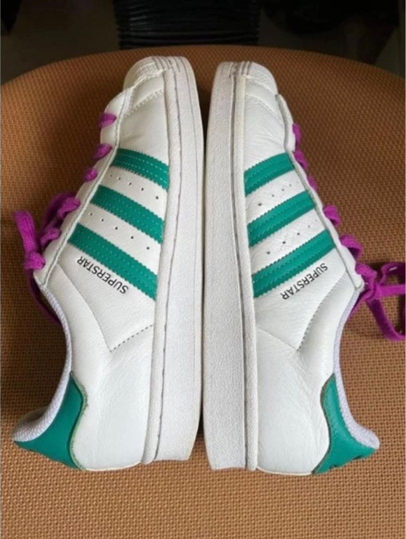 Adidas superstar on sale blush green 39