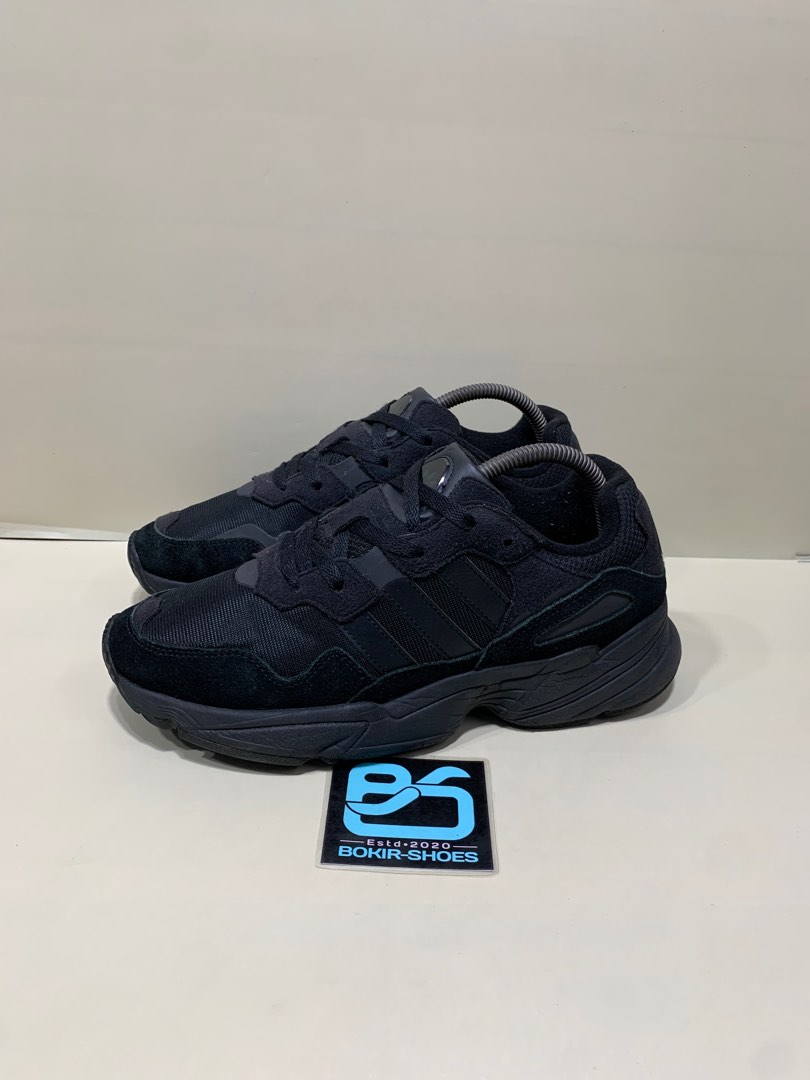 Adidas yung 96 black 2025 on feet