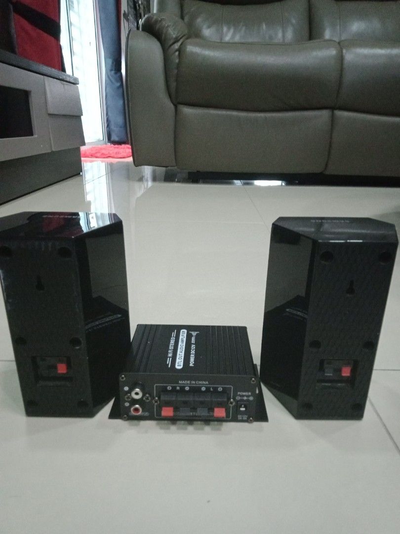 Amplifier AK-170 with a pair of Samsung speakers, Audio, Soundbars ...